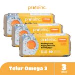 Proteinc. Fresh Egg Telur Ayam Negeri Omega 3 (3 Box )